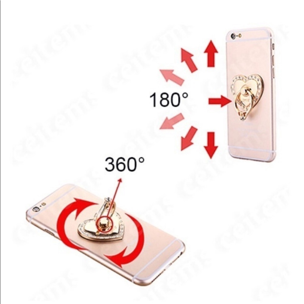 30% Off Diamond Ring Phone Stand - Picture 3 of 4